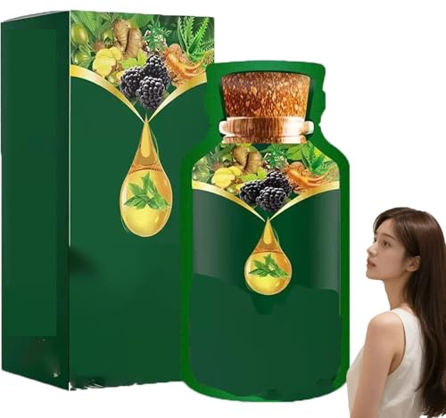 Colore delicato a base vegetale rapido per capelli con estratto vegetale, crema protettiva per capelli nutriente a base di piante, per una copertura precisa dei capelli grigi. (Natural Black)