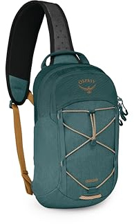 Osprey Quasar Sling Bag Torrent Blue Heather petrol | Pendlerrucksack, Alltagstasche, Campus-Pack, Laptop-Tragetasche, Laptophülle, Arbeit, Schule, Reisen, Umhängetasche, blau