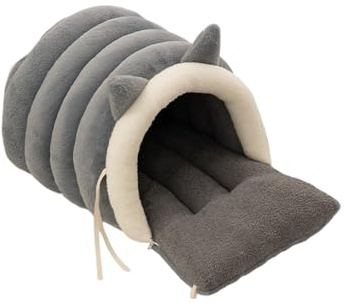 Letto ortopedico per gatti anziani, con orecchie e gatti, comodo e caldo, in peluche, per interni, letto per animali domestici ispessito, rimovibile
