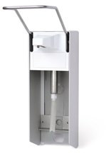 Desinfektionsmittelspender Dr. Schumacher AK500Plus 500ml KH Armhebel-Wandspender mit Aluminiumgehäuse und kurzen Hebel