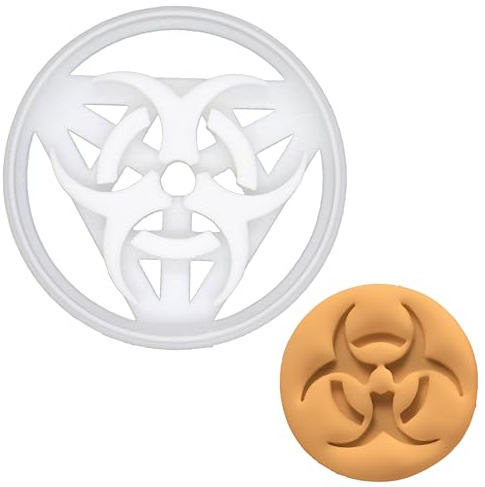 Biohazard-Symbol Ausstechform, 1 Teil, Bakerlogy