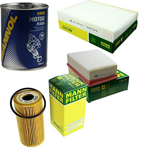 QR-Parts Set 85477018 CU 27 009 9900 C 25 115 HU 6011 z Original MANN-Filter Inspektionspaket SCT Motor Flush Motorspülung 11581074