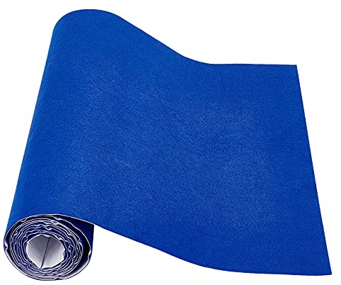 BENECREAT 200x40cm Royal Blue Self-Adhesive Felt Fabric, 1mm Thick