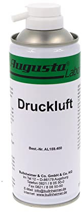 Druckluft Dose, Spray, 400 ml, entfernt schnell und einfach Staub und Schmutz, geeignet für empfindliche Teile, Feinmechanik