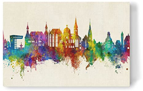 artboxONE Leinwand 30x20 cm Städte Aachen Germany Skyline Urban von Michael Tompsett