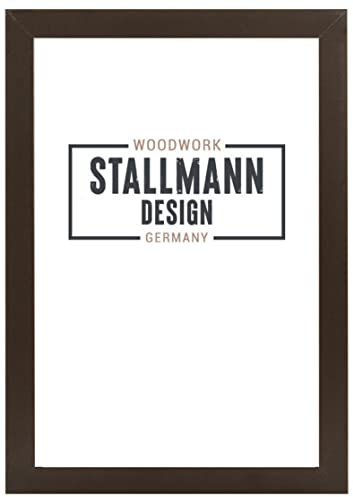 Stallmann Design SD Bilderrahmen mit Acrylglas-Antireflex, Rahmen new modern in 70x100 cm schwarz, zum vertikalen oder horizontalen Aufhängen