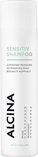 ALCINA Sensitiv-Shampoo, 1 x 250 ml - schonendes Pflegeshampoo für sensibles Haar - beruhigt empfindliche Kopfhaut mit sanfter Formel