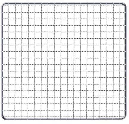 Yardwe Edelstahl Bbq Grillnetz 20X20Cm Wellenmuster Antihaft Grillrost Aus Lebensmittelechtem 304 Edelstahl Für Gasgrill Und Outdoor Grillzubehör