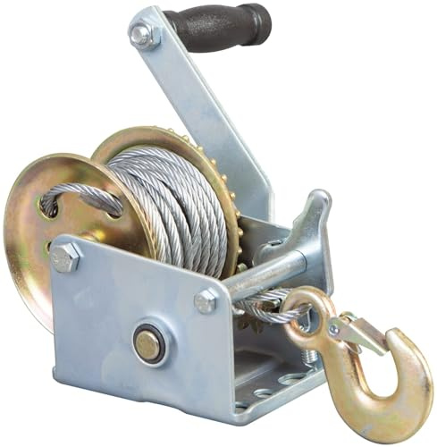 ROAD DAWG ATRT1061CD-1 Torin Treuil à manivelle pour Bateau avec câble de 8 m, capacité de 272,2 kg