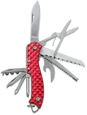 munkees®, Taschenmesser, Rubinrot-Metallic, 2580-Amz