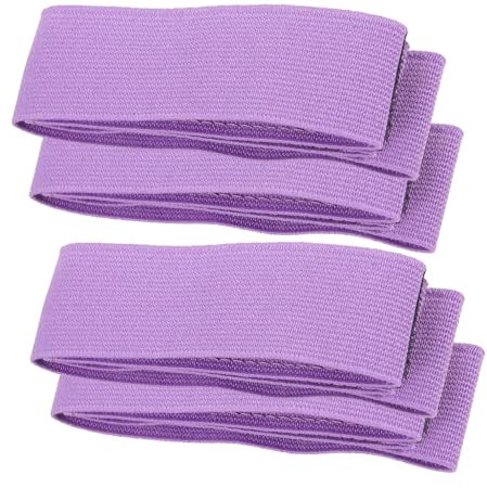 ABOOFAN 5 Sets Perückenbefestigungszubehör Elastische Haarbänder Für Perückenränder Perückenrand-befestigungsgurt Wiederverwendbare Perückenbänder 4 Stück * 5