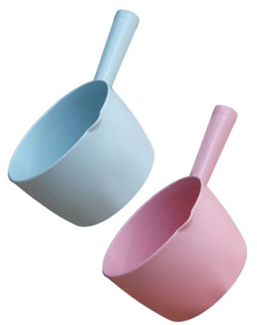 KICHOUSE 2St Wasserkelle light licht Servierlöffel Schöpflöffel Wasserschaufel Schöpfkelle für Zuhause Wasserschöpfer für die Küche tragbar Wasserlöffel Badelöffel Gießlöffel Eimer pp