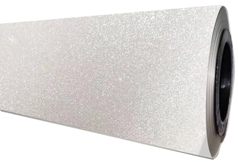 H-E Glitzer-DTF-Transferfolie, 30 cm x 50 m, DTF-Glitzerfolie, Kaltabziehfolie, bunte Glitzer-DTF-Folie für Sublimation, Direktdruck, DIY
