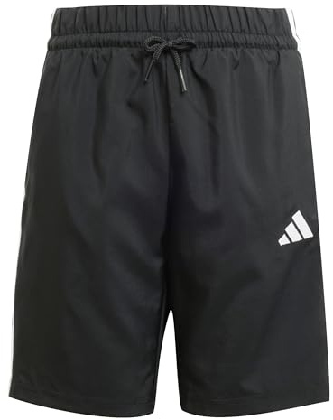 adidas Unisex niños Essentials Climacool Stripes Shorts, Black/White, 13-14 Years