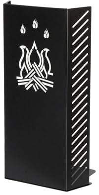 LIMAC Design SCUDY Kaminschutzgitter, Ofen Türschutzgitter, Schutz vor Verbrennungen aus Glas, Kindersicherheit und Haustierschutz, Hergestellt in Italien, (mod. 84 dim. 40x80 h)