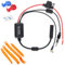 Gebiuhoo A391 DAB Antenne Auto Verstärker Splitter Adapter SMB auf DIN kompatibel für Sony Pioneer JVC Kenwood Blaupunkt Alpine FM Antennensplitter Autoradio Digital
