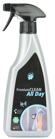 Kermi PremiumClean All Day Duschreiniger - 500ml Flasche - Wirksam gegen Seifenreste & Kalkablagerungen - Streifenfreier Glanz - Umweltfreundliche Formel