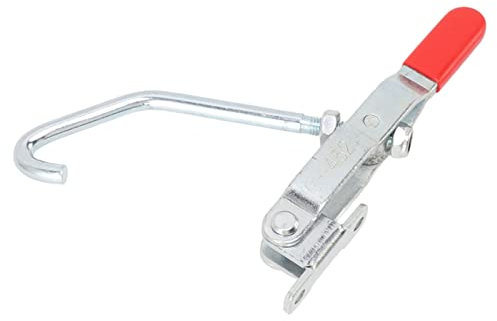 J Hook Toggle Clamp GH 452 Adjustable Quick Release Pull Latch Heavy Duty Toggle Latch Clamp for Door Case Trunk Smoker Lid