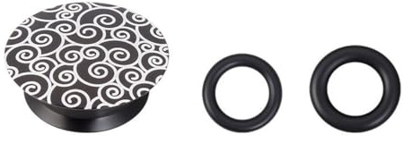 HOUSON Fahrrad Kurbelabdeckung, Fahrrad Kurbel Kurbelarm Schraube Aluminiumlegierung Kurbelarm Befestigungsbolzen Abdeckstopfen für Mountain Road Bike 21-23mm Shwarz