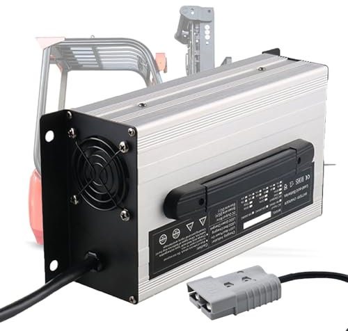 Chargeur De Batterie 12 V 40 A Chargeur De Batterie De Chariot Élévateur 12 Volts, avec Prise Anderson 50 A/120 A/175 A/350 A pour Transpalette, Autolaveuse De Sol,12v 40a,120A