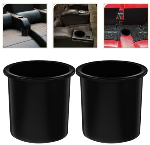 Cabilock 2 pezzi portabevande porta lattine a scomparsa per cinema, camper, yacht, resistente alla corrosione