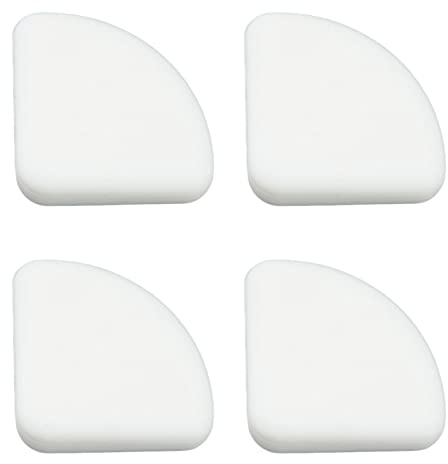 Protectores de Esquina de Mesa, 30 PCS Silicone Muebles de Muebles de Muebles de la Esquina Protectores de Esquina de la Esquina para Muebles con un Fuerte Respaldo Adhesivo para (White)