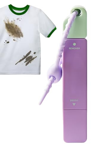 Penna smacchiatrice per vestiti, penna smacchiatrice bianca per vestiti, pulizia istantanea a doppia estremità, forniture per la pulizia dei tessuti, per abbigliamento, olio, cibo, grasso, attività