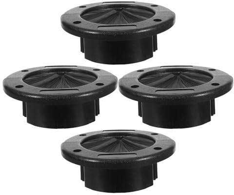 Cabilock 4 Piezas Unidades de Grommet Cepillo para Cables Sellado Ignífugo para Gestión de Cables Suelo Elevado Protección Antiestática y Polvo Centros de Datos