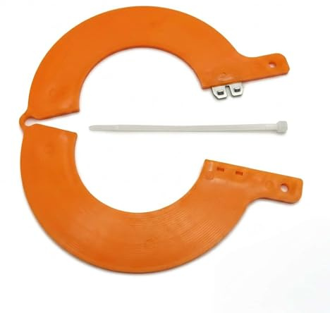 LanChonAP [10 Pack] Excavator Bucket Pin Shim Kit, Fits 60mm Pin, 3mm Thickness, Double Clip Snap-Lock, Polymer Body with Handles, Compatible with JCB, Kubota, CAT, Komatsu, Volvo Equipment | 3 mm Thickness,Double Clip Snap-Lock,Polymer Body with Handles,Compatible with JCB,Kubota, CAT,Komatsu,Volvo Equipment