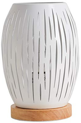 OuXean E27 60W Lampada da tavolo bianca per interni Home Illuminazione da scrivania semplice Luci alimentate a corrente alternata Art Decor