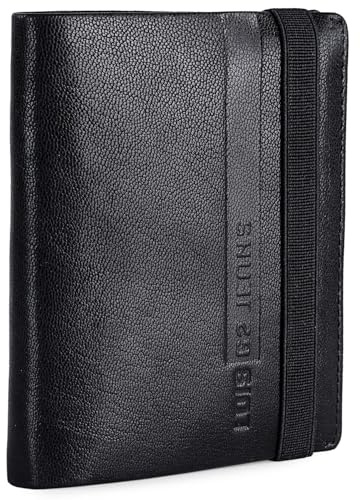 Cartera de Piel para hombre - Cartera hombre Piel con Monedero Interior y T