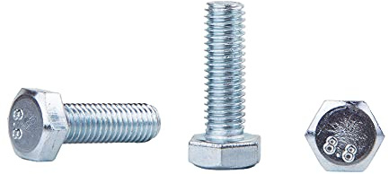 (120 Stück) DIN 933 Sechskantschrauben aus verzinktem Stahl M8 x 25 mm 8,8 Güteklasse Sechskantschrauben Vollgewinde Sechskantkopf Gewindebohrer Bolzen (120, M8 x 25 mm)