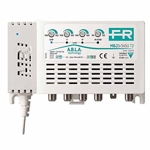 Fracarro Centralino MBJ3r3+4+5 T2 1 Ingresso Autoalimentato Amplificatore Segnale TV MOD.223620