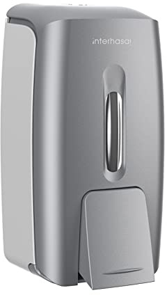 interhasa! Soap Dispenser Wall Mount Refillable 28oz Hand Sanitizer Dispenser Commercial Hand Soap Dispenser for Bathroom Support Liquid Gel Soap
