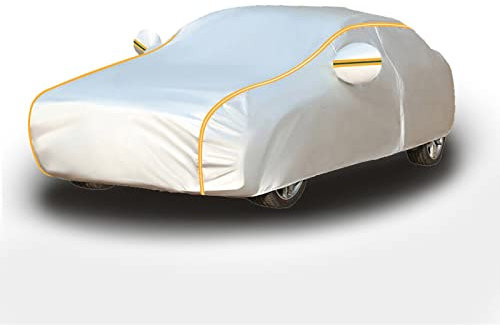 Autoplane autoabdeckung für VW Transporter, Vollgarage wasserdichte Autoabdeckung, Staubdichte (Color : White3, Size : VI/Caravelle Bus)