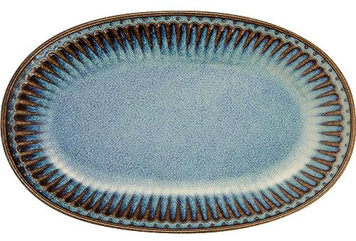 GreenGate Alice Oyster Blue Everyday - Plato para galletas, color azul