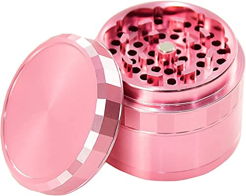 Grinder Moulin à Herbes Moulin à épicé pour Epices Herbes de Broyage (rose gold:40mm)