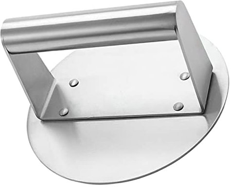 ISCBAFYX Burger Press Patty Making Mold Round Burger Smasher Tool Grill Press Meat Presser Metal Burger Smasher Kitchen Tool Kitchen Gadget Cooking Mold Mince Pie Finger Pie Stainless Steel