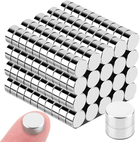 Aenienoe 200 Pièces Aimant Puissant 4x2mm Aimant Neodyme Mini Magnet Frigo Petit Aimant Rond