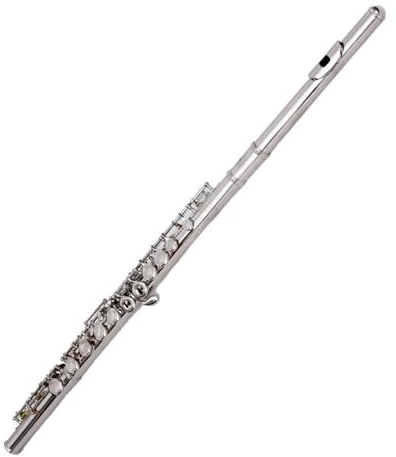 Flöte 16 Geschlossene Löcher C-Taste Flöteninstrument Kupfernickel-vernickelte Konzertflöte Mit E-Taste