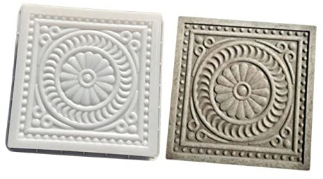 Yardwe Wiederverwendbare Betonpflasterform Quadratische Gehwegplatte Diy Gartenweg Trittstein Pflasterform Einfach Zu Reinigen Und Benutzerfreundlich