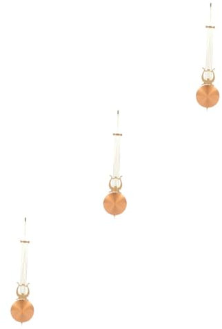 UKCOCO 3St DIY Wanduhr Ersatzteile Uhrwerk Quarz analoger Wecker Pendeluhr Pendelbewegungen Uhr-Bausatz selber Machen Ersatz für Metallpendel Uhrenpendel Lieferungen Taktversorgung Brown