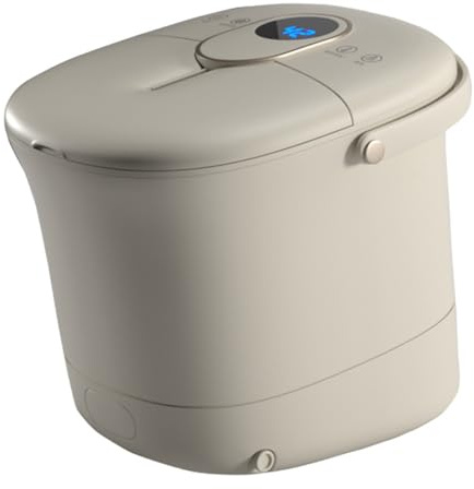 Foot Spa，Massaggiatore Piedi，Massaggio con Bolle，Pediluvio Idromassaggio Elettrico，Per Piedi Funzioni Idrobolle, Raggi Infrarossi, Calore，con Massaggio Vibrante Rilassante