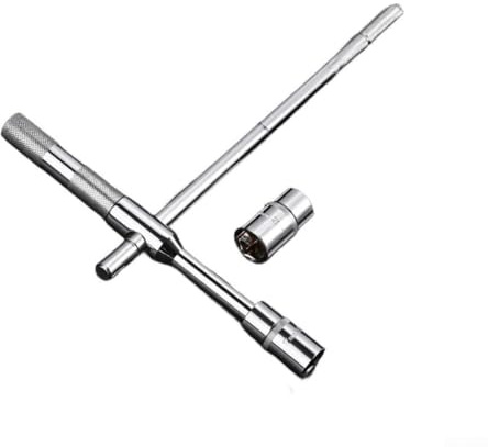 Kreuzschlüssel Für Reifen 17-23 Mm, Verstellbarer Ratschenschlüssel Set Mit Verlängerungsgriff, Geeignet Für Autoreparatur Und Radwechsel, 5-teilig(A)