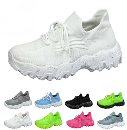 Slip on träningsskor kvinnor sjuksköterskor för kvinnor ortopediska skor nät andas halkfria ortopediska sneakers slip-on tennis promenader löpning sneakers med fotvalvstöd mjuka bekväma träningsskor