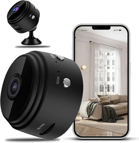 forbany Spy Focus Kamera Aussen – Magnetic Security Camera, 1080P HD, Nachtsicht, 120° Weitwinkel, WLAN, App, für Innen & Außen