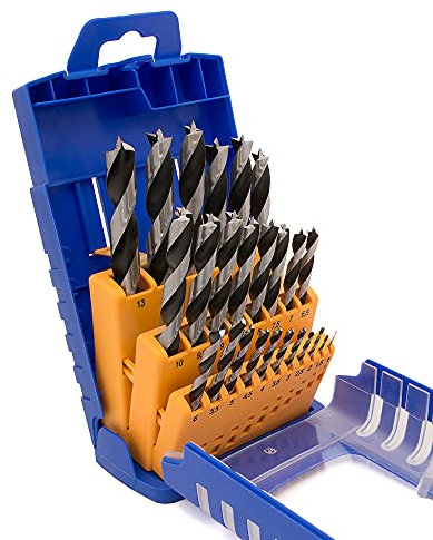 FISCH Set 25-tlg. - Standard Ausführung Ø 1-13 mm in formschöner und exquisiter Kunststoffkassette.