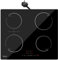 GlONlEN Plug-in Induction Hob 13 Amp 2800W,60cm Integrated Electric Cooktop with Bridge Zone, 4 Cooking Rings Cooker GIT470SP