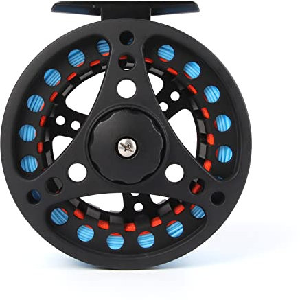 Angler Dream Vorgeladen (1/2WT 3/4WT 5/6WT 7/8WT) Fliegenrolle mit Schnur Combo Aluminiumlegierung Große Dorn Fliegenfischrollen Gewicht Vorwärts Fliegenschnur mit geflochtener Rückseite, konisches