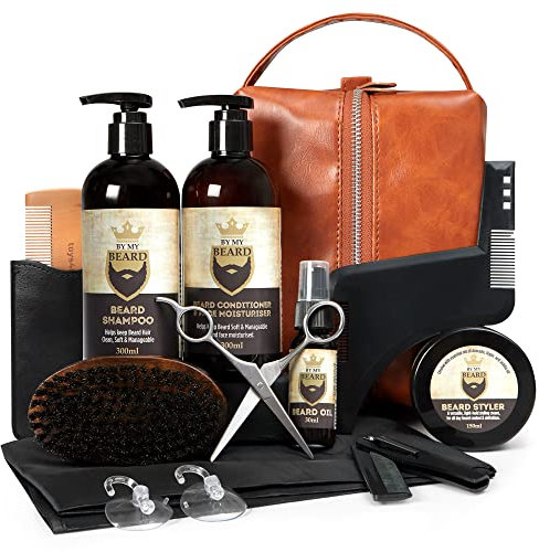 Toys4Boys Bartpflege Set für Männer Hochwertig - Vollständiges Pflegeset Männer - Perfekt für Männer Geschenke - Bart Set Männer Pflege mit Natürlichen Inhaltsstoffen - Umfassendes Bart Set